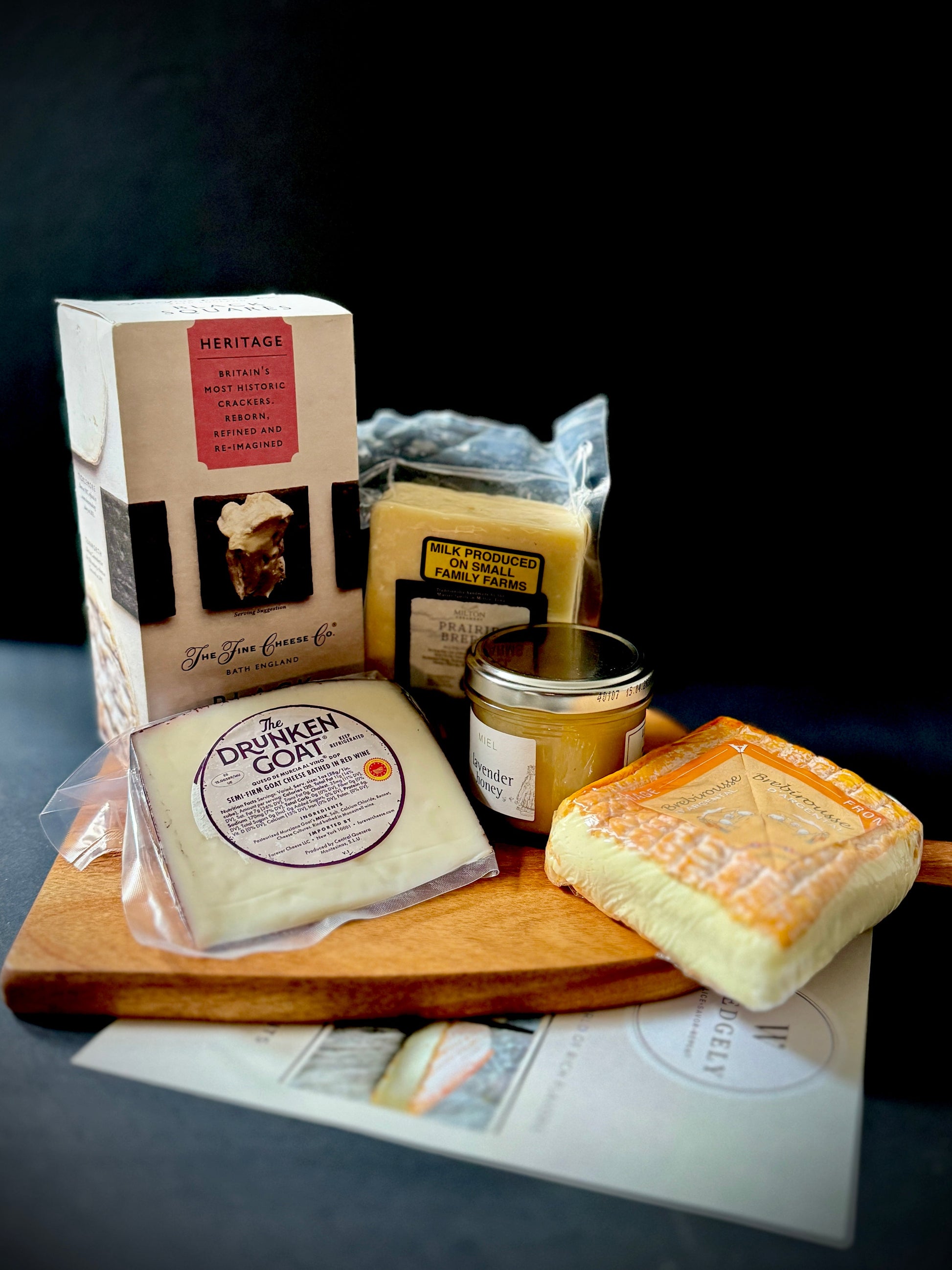 Artisan Cheese & Charcuterie Box Wedgely